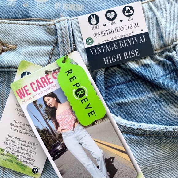 Rewash high rise jeans 11/30 & 13/31 New - Picture 7 of 13